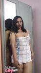 Indian plumper Lily Singh shows her bare ass and natural tits afore a mirror