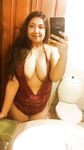 Busty nasty Indian girl big boobs exposing selfie photos