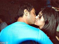 College couples enjoying a nice romantic kiss with their partner