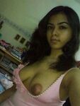 Beautiful college girl takes naughty selfies of her big boobs