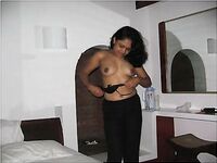 A sexy Tamil aunty is getting naughty with her horny young lover