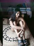 Nude Indian girls exposing herself in front of the camera