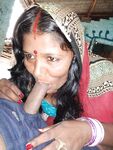Desi wife blowjob pics shared online
