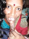 Desi wife blowjob pics shared online