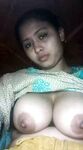 Desi wife showing her big boobs and wet hairy pussy
