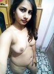 Beautiful Indian girl showing her nude body