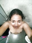 Tamil young girlfriend's Topless selfies