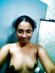 Tamil young girlfriend's Topless selfies