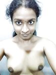 Tamil young girlfriend's Topless selfies