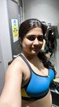 Sexy married Indian bhabhi trying bra in trial room