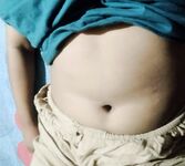 Sexy girlfriend bathing topless with big boobs show