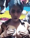 Blue eyes Bangla girl topless sexy pics exposed