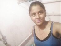 Hot Tamil wife topless in bathroom photos
