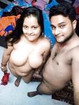 Indian wife kissing and boob press foreplay sex