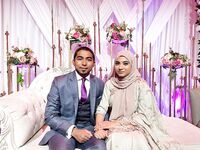 Wedding anniversary celebration with nude sex