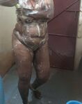 South Indian Tamil wife naked bathing photos