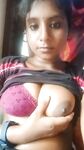Dusky Tamil girl topless selfies for boyfriend