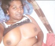 Tamil black beauty showing her big boobs