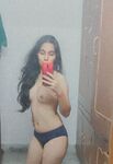 Slim Indian girl showing her perfect nude body