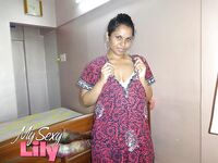 Horny Lily Nude Indian Girl Erotic Nighty