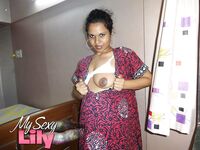 Horny Lily Nude Indian Girl Erotic Nighty