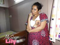 Horny Lily Nude Indian Girl Erotic Nighty