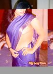 Hot Sexy Neha Nair Blue South Indian Sari