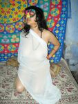 Rupali Indian Bhabhi White Sexy Sari Pics