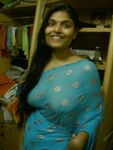 Horny Looking Indian Wife Blue Sari Pictures