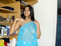 Horny Looking Indian Wife Blue Sari Pictures