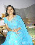 Horny Looking Indian Wife Blue Sari Pictures