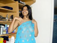 Horny Looking Indian Wife Blue Sari Pictures