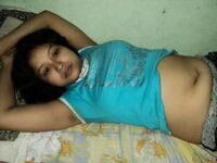 Seductive Nude Indian Wife Padma Showing Off Boobs