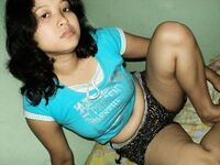 Seductive Nude Indian Wife Padma Showing Off Boobs