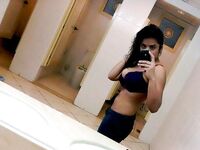 Hot Indian Girl Black Bra Nude Selfies