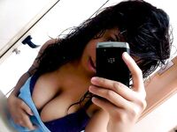 Hot Indian Girl Black Bra Nude Selfies