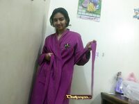 Sexy Indian Girl Janvi Bathroom Stripped Naked