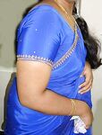 Indian Aunty Bano Blue Blouse Stripped Nude