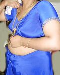Indian Aunty Bano Blue Blouse Stripped Nude