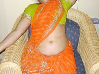 Indian Housewife Kishwar Saree Stripped Nude