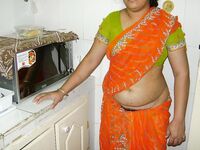 Indian Housewife Kishwar Saree Stripped Nude