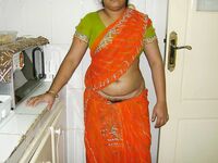Indian Housewife Kishwar Saree Stripped Nude