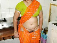 Indian Housewife Kishwar Saree Stripped Nude