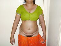 Indian Housewife Kishwar Saree Stripped Nude