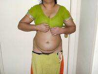 Indian Housewife Kishwar Saree Stripped Nude