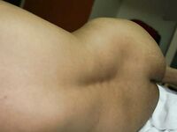 Indian Wife Orange Top Stripped Nude On Bed