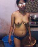 Indian Wife Yasmeen White Sari Naked