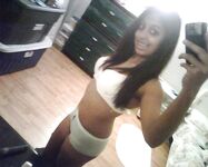 Busty Babe Karina Posing Hot On Camera