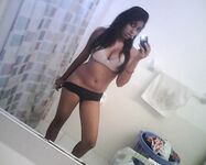 Busty Babe Karina Posing Hot On Camera