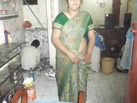 Mature Indian Aunty Posing Nude Kitchen